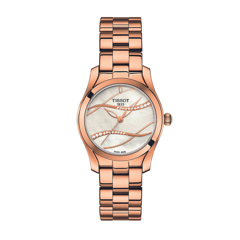 Tissot T-Wave Mother of Pearl Rose Ladies Watch