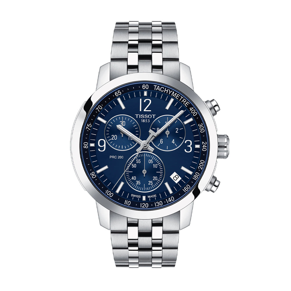 Tissot T-Sport PRC 200 Chronograph Silver Mens Watch