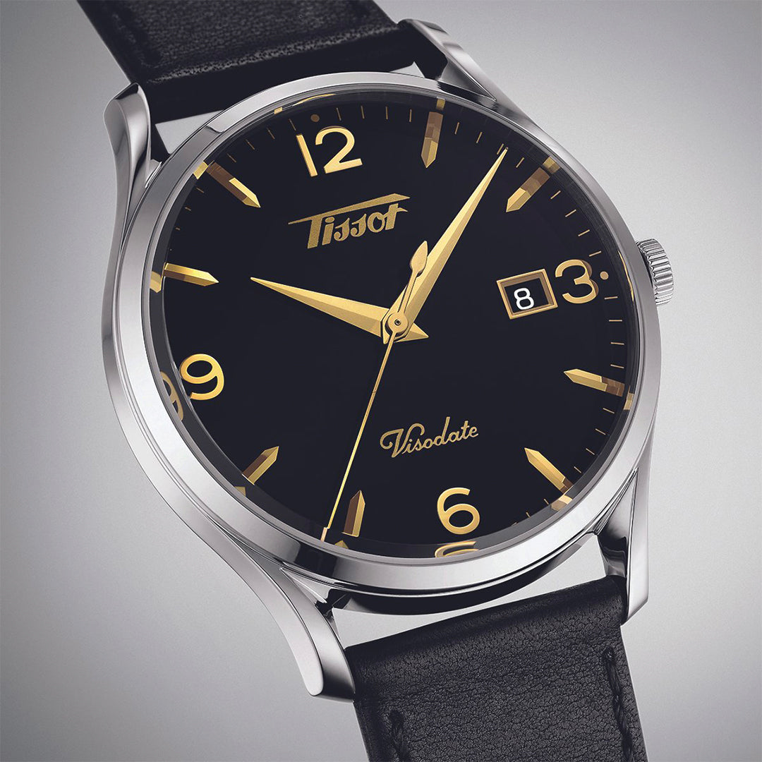 Tissot Heritage Visodate Silver Mens Watch