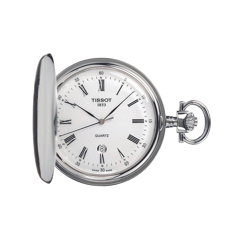 Tissot T-Pocket Silver Pocket Watch