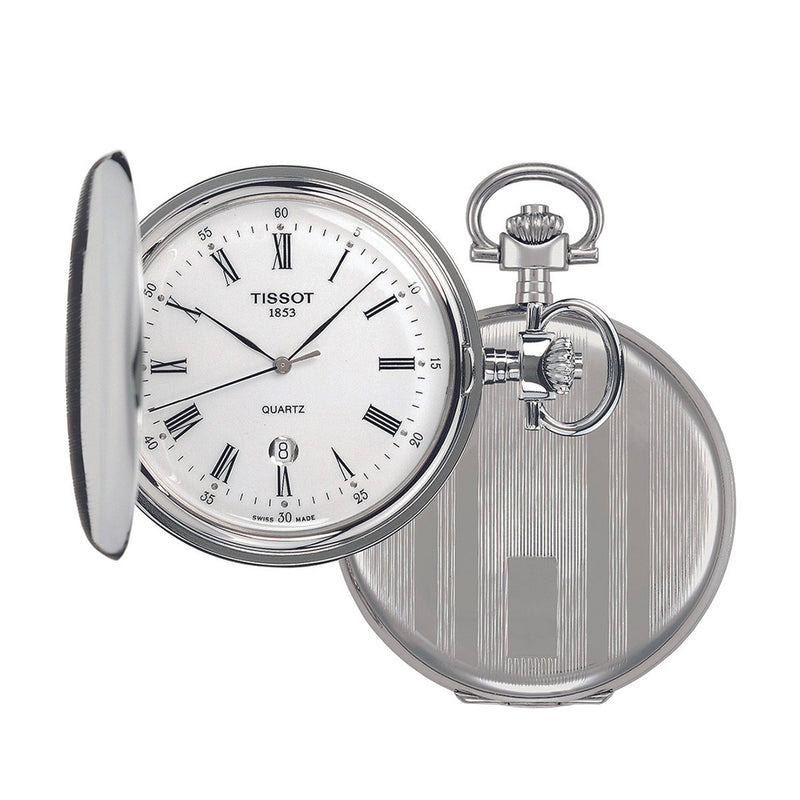 Tissot T-Pocket Silver Pocket Watch