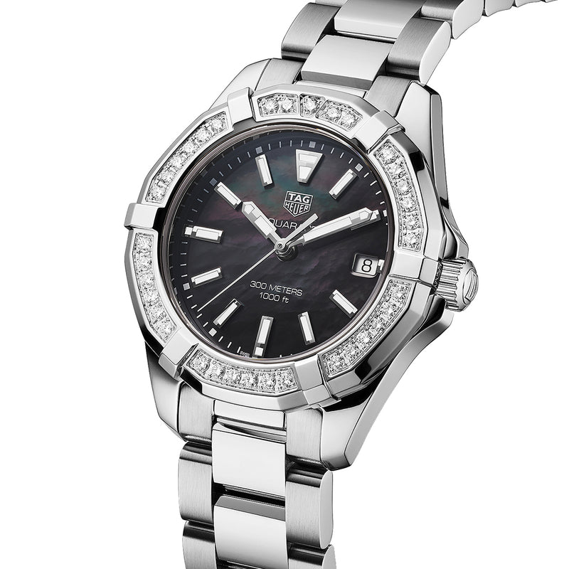 TAG Heuer Aquaracer Black Mother of Pearl Ladies Watch