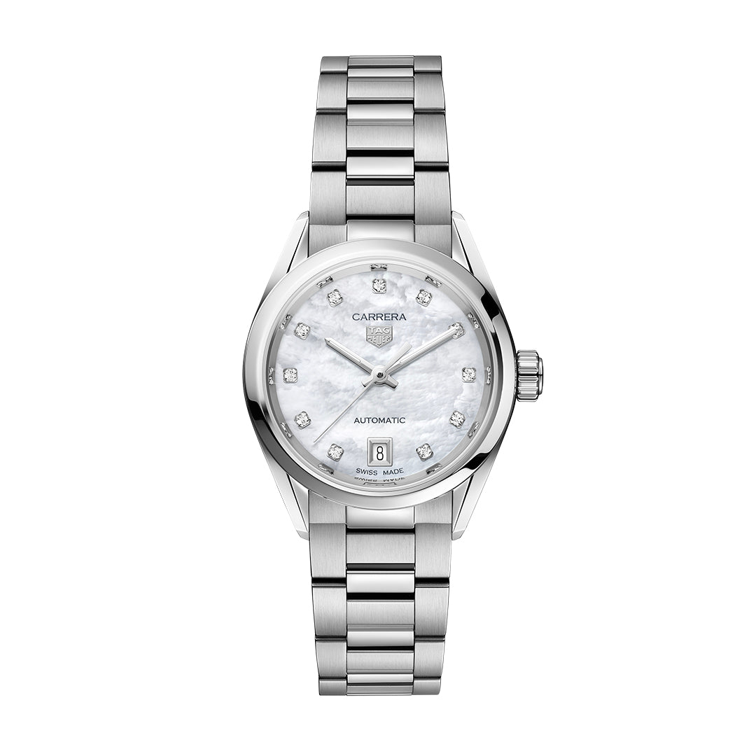 TAG Heuer Carrera 29mm White Ladies Watch