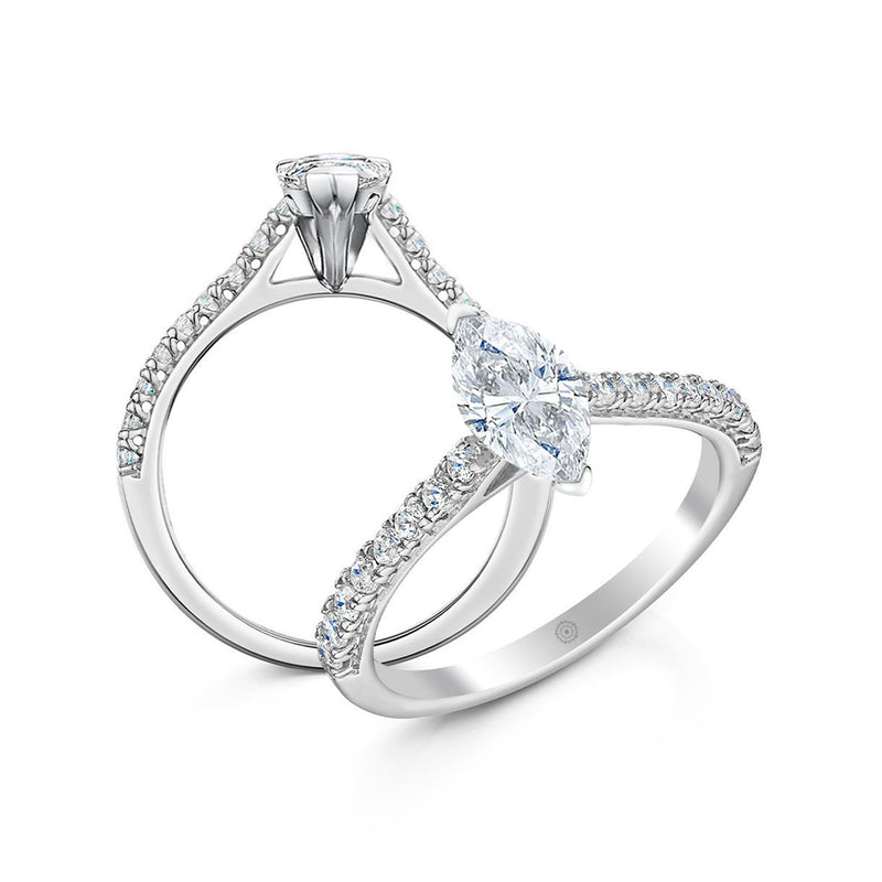 Devotion No.2 Marquise Engagement Ring