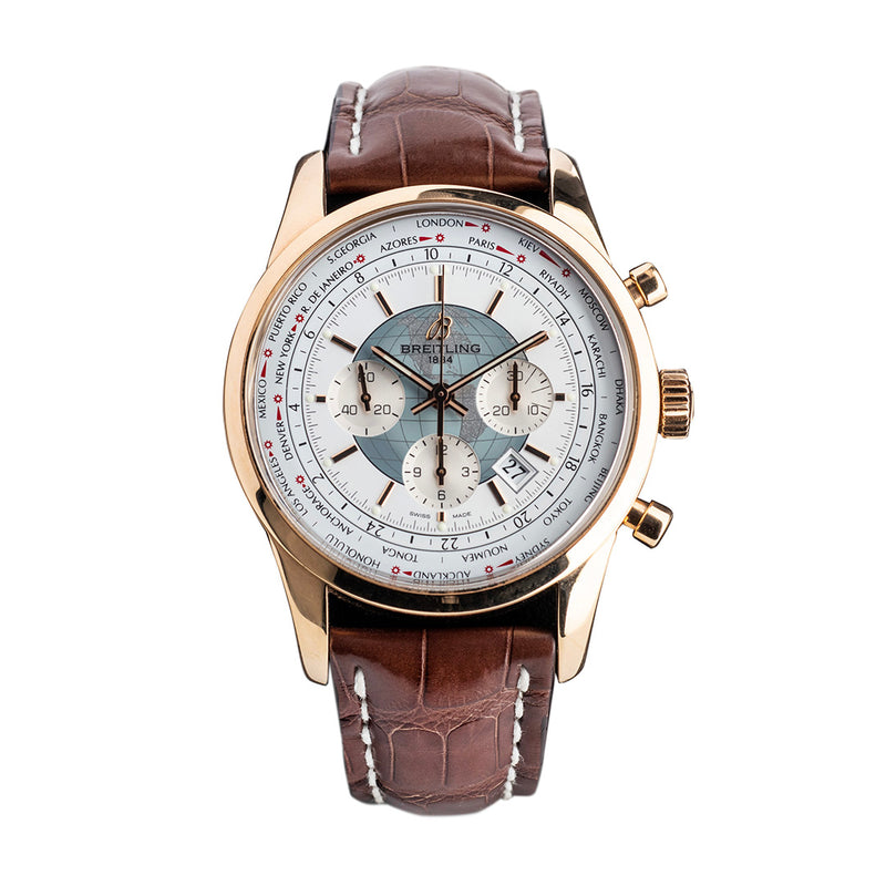 Pre-Owned Breitling Transocean Unitime Men's Watch