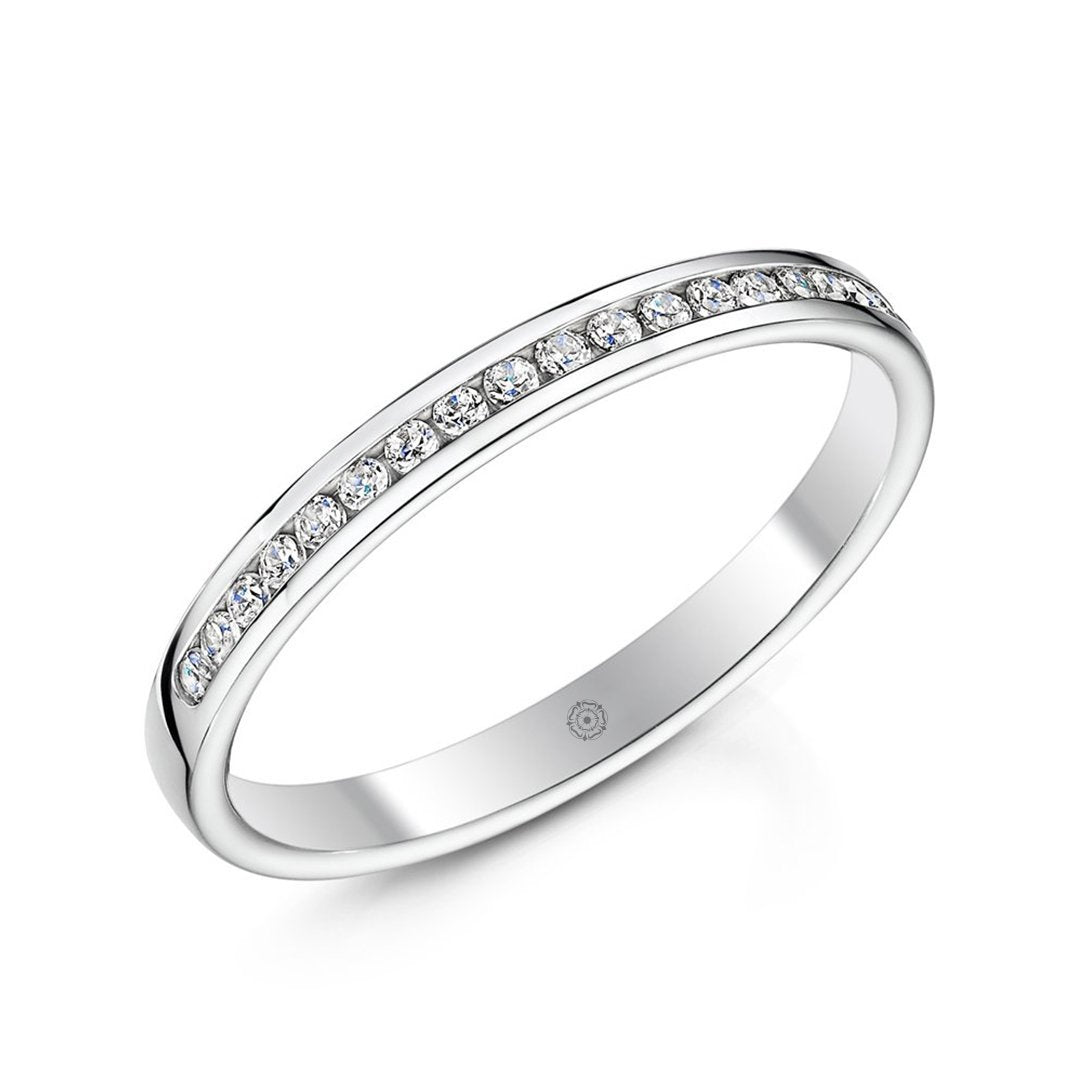 Beloved 18ct Yellow Gold  0.20ct Half Diamond Band