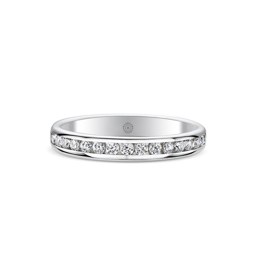 Beloved 18ct Yellow Gold 0.33ct Half Diamond Band