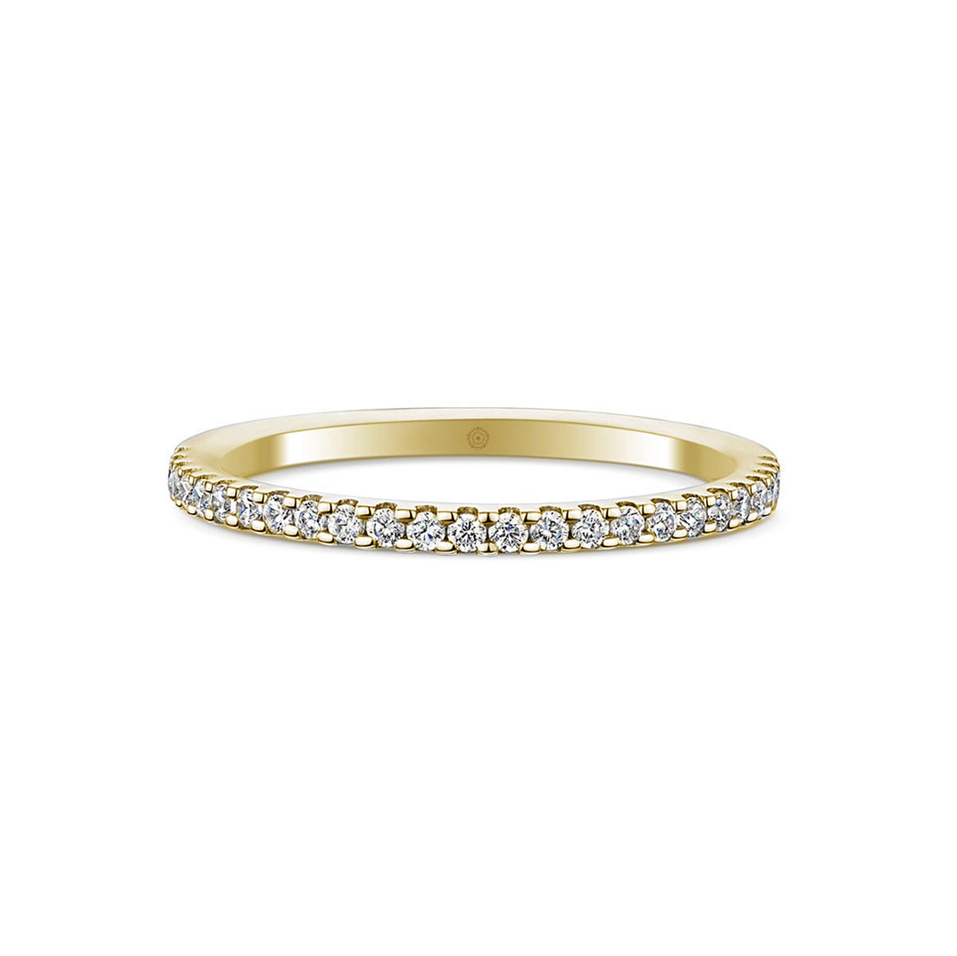 Embrace 18ct Yellow Gold 0.25ct Half Diamond Band