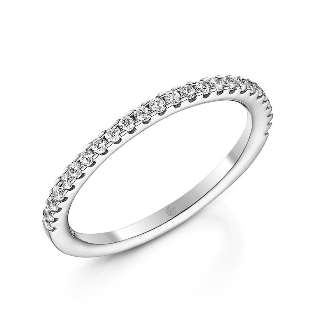 Embrace 18ct Yellow Gold 0.25ct Half Diamond Band