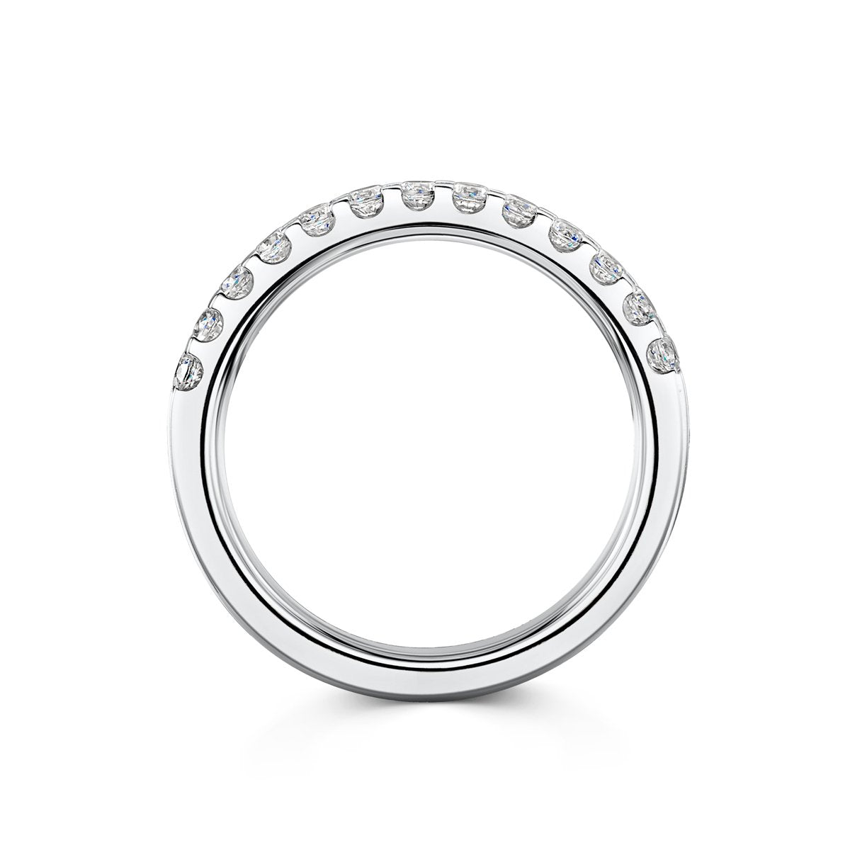 Embrace 18ct Yellow Gold 0.50ct Half Diamond Band