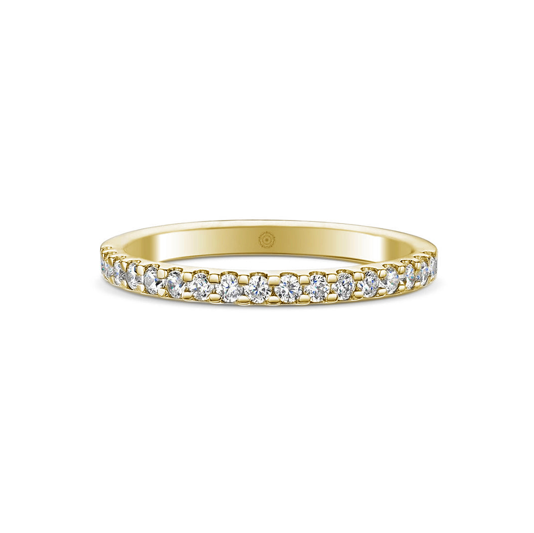 Embrace 18ct Yellow Gold 0.35ct Half Diamond Band