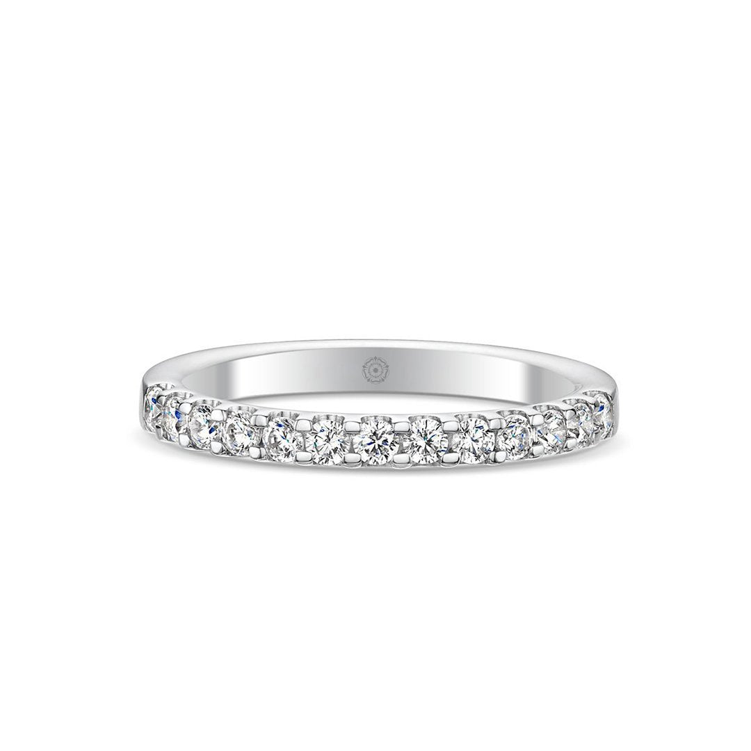 Embrace 18ct Yellow Gold 0.50ct Half Diamond Band