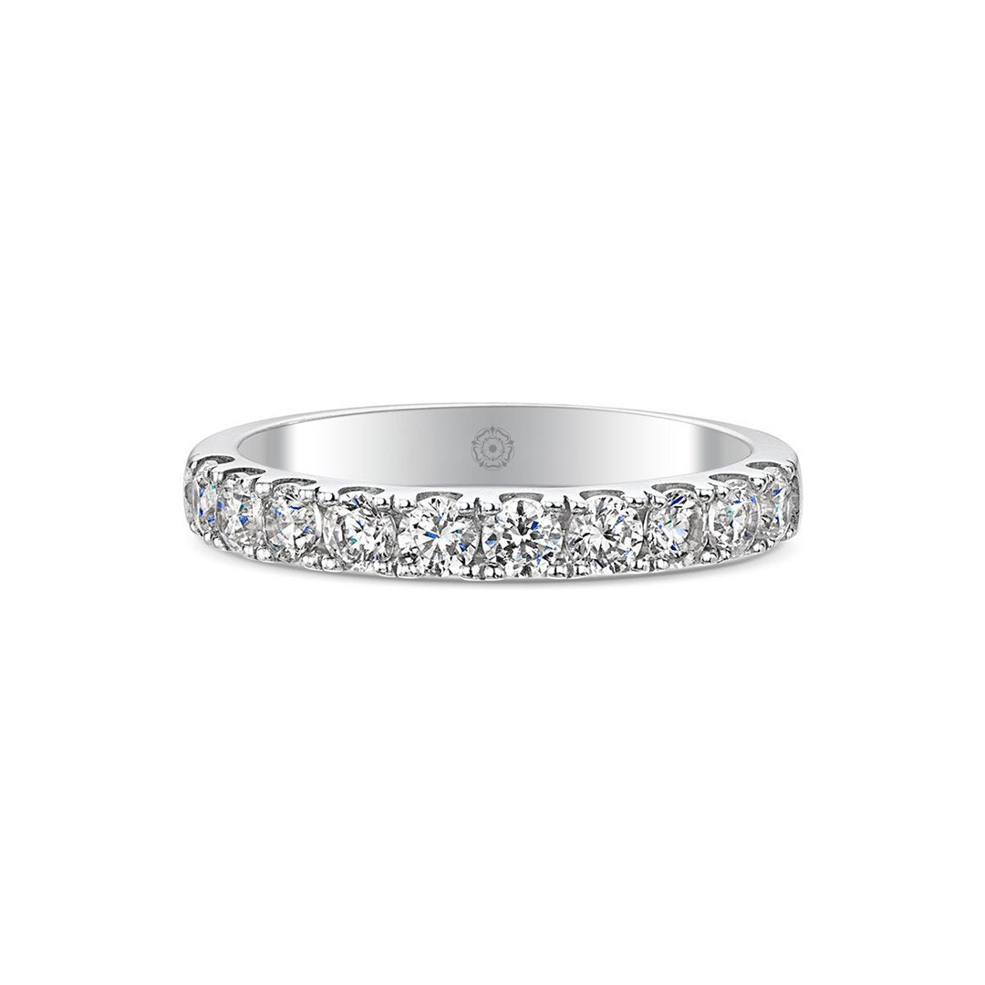 Embrace 18ct Yellow Gold 0.75ct Half Diamond Band