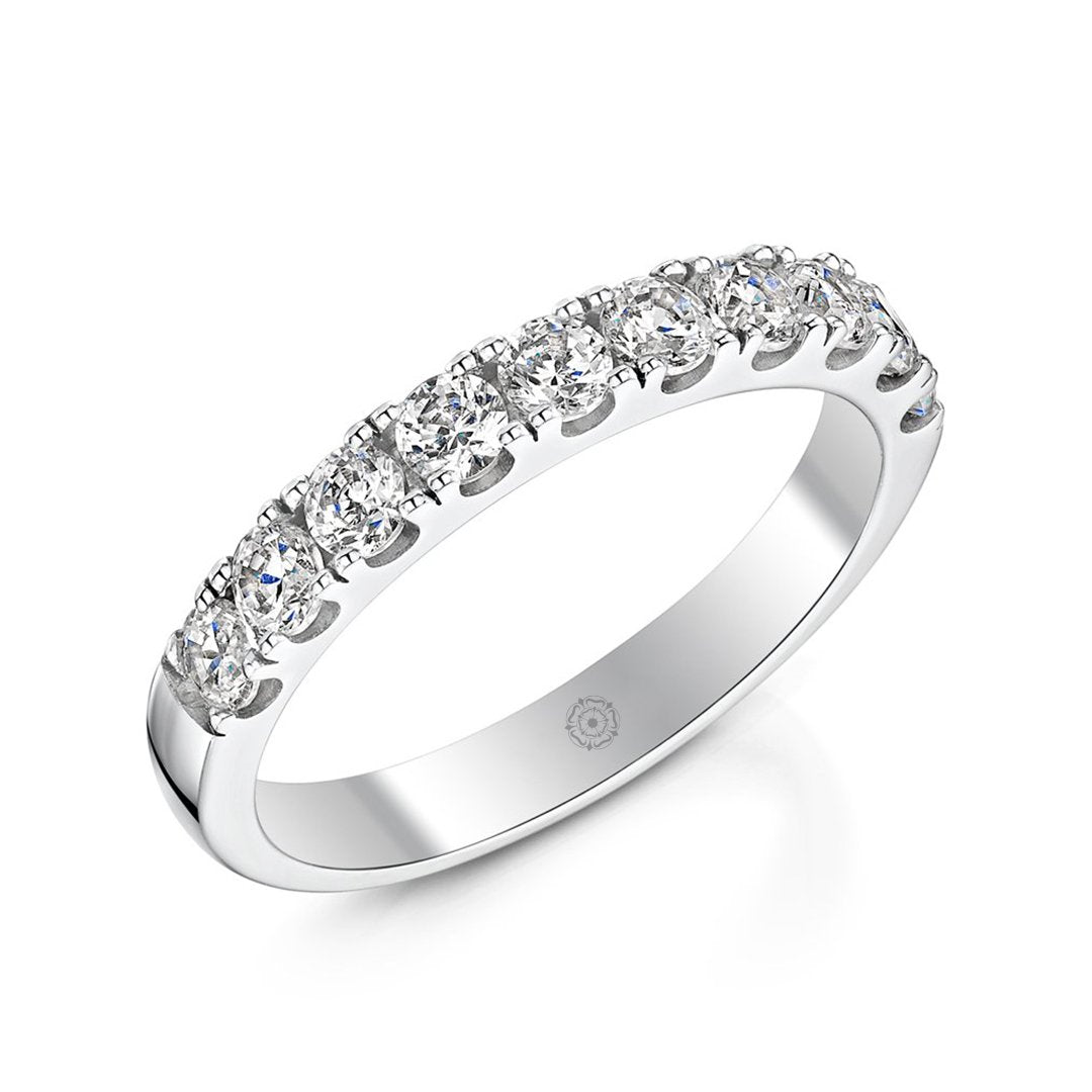 Embrace 18ct Yellow Gold 0.75ct Half Diamond Band