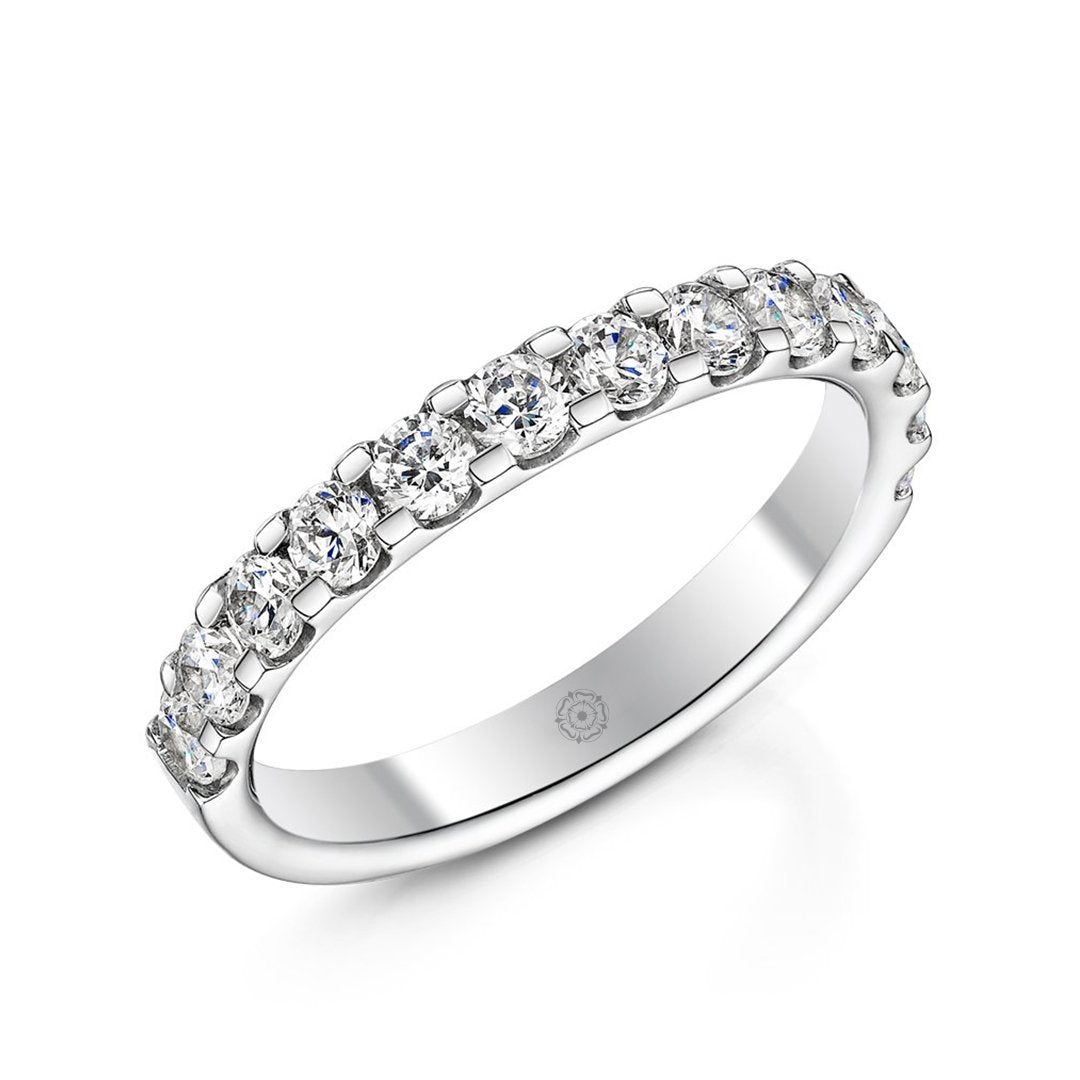 Embrace 18ct Yellow Gold 1.00ct Half Diamond Band
