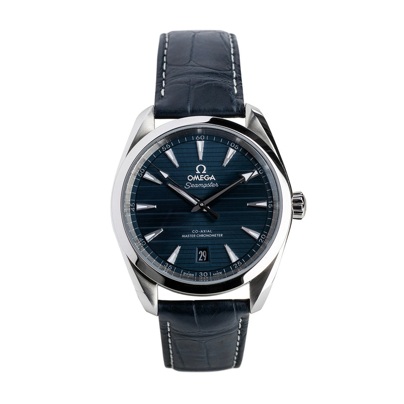 Pre-Owned Omega Seamaster Blue Men's Watch
