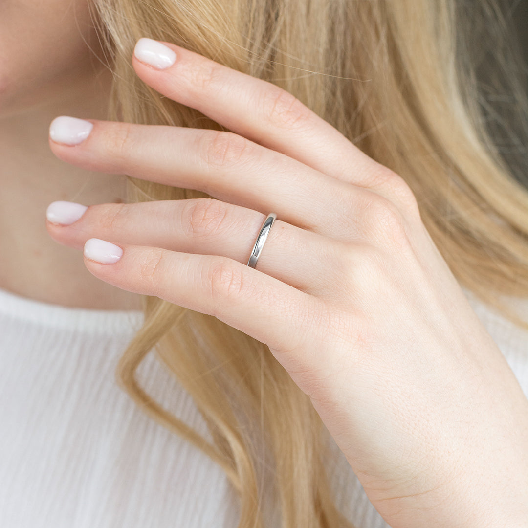 2.0mm Platinum Classic Court Wedding Band